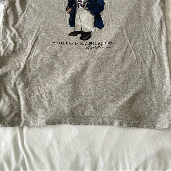 Ralph Lauren Polo Bear Gray T-Shirt - Picture 5 of 6